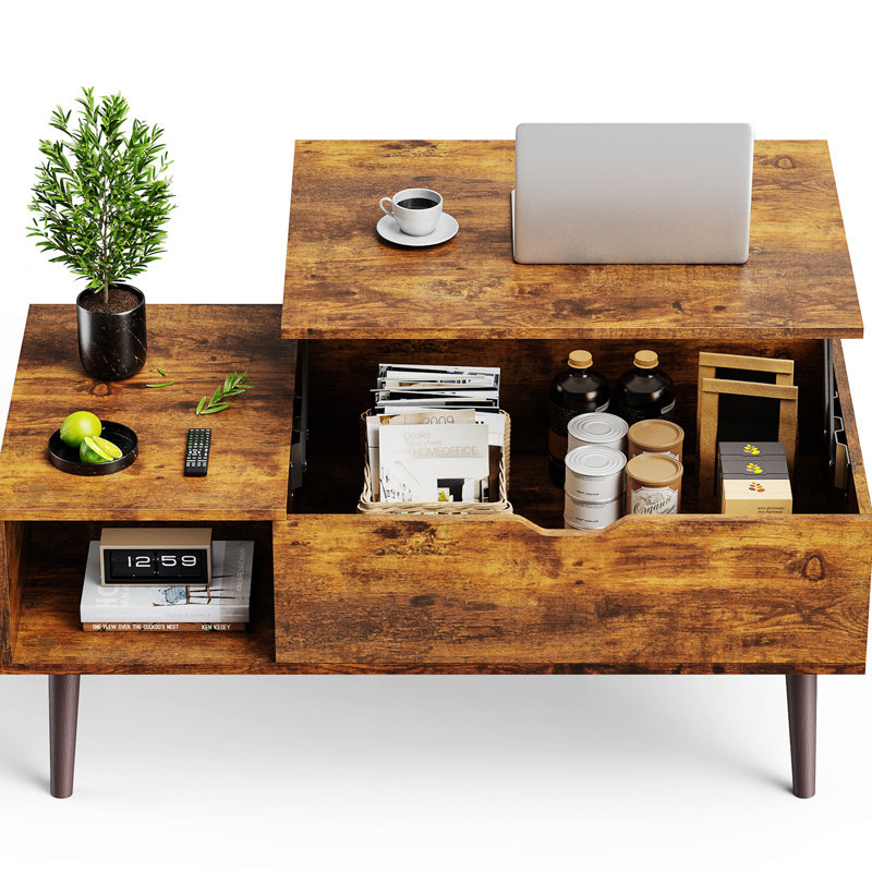 Lift Top Coffee Table With Storage Small Dining Desk Black